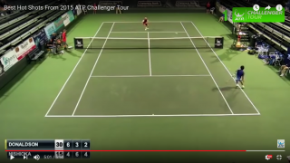【動画】2015年ベストショットは西岡良仁選手！（世界男子テニスツアーのチャレンジャー大会）