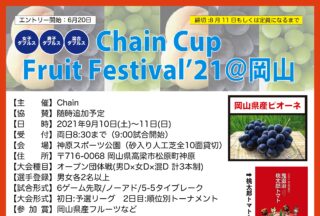 【中止】Chain Cup Fruit Festival’21@岡山