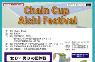 【受付中】Chain Cup Aichi Festival＠愛知