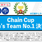 【結果】8月13日：Chain Cup Men’s Team No.1 決定戦