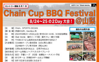 【受付中】8月24-25日：Chain Cup BBQ Festival＠山梨